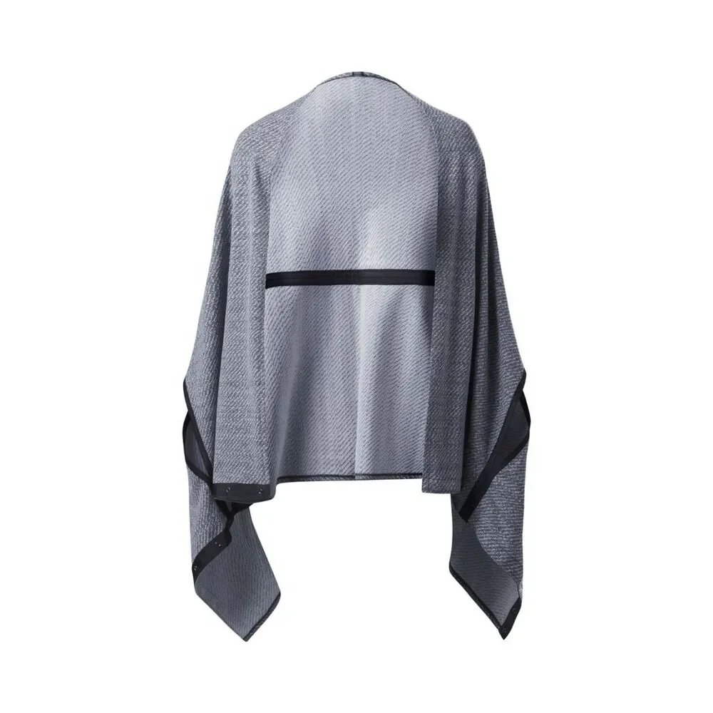 Lululemon Vinyasa Wrap, Hazy Heather/Heathered White/Heathered Black/Black, EUC